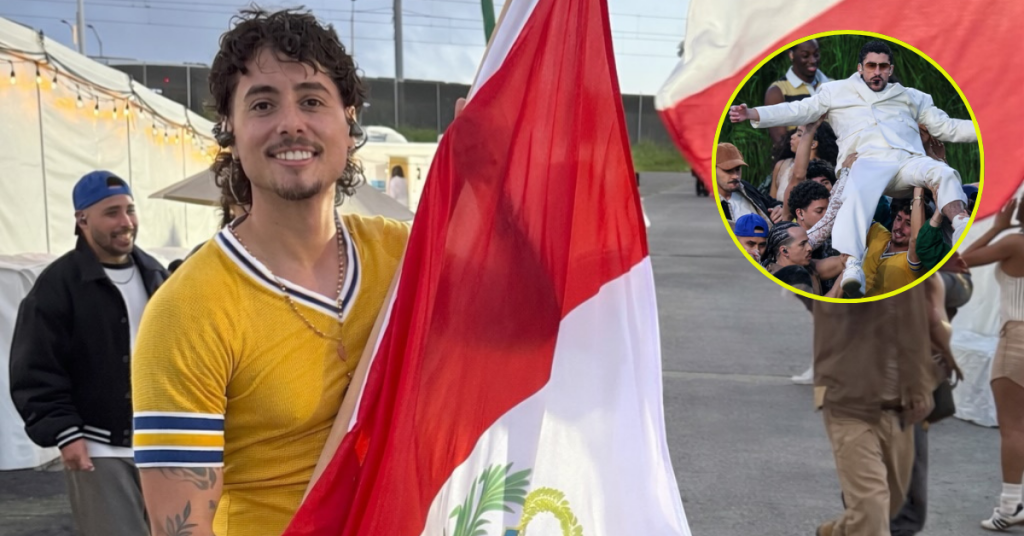 ¡Talento peruano! ‘Pato’ Quiñones junto a Bad Bunny en el Super Bowl