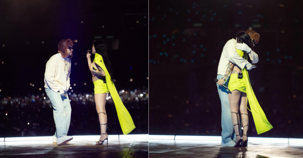 ¡Se reencontraron los ex! Cazzu sorprende como la invitada de Bad Bunny en Argentina