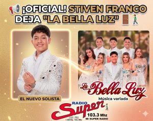 ¡OFICIAL! Stiven Franco deja ‘La Bella Luz’
El cantante puso fin a las especu…